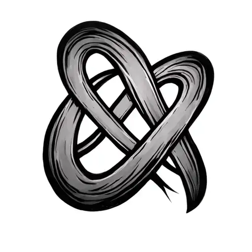 Infinity Symbol Made With Letter A And G O A T