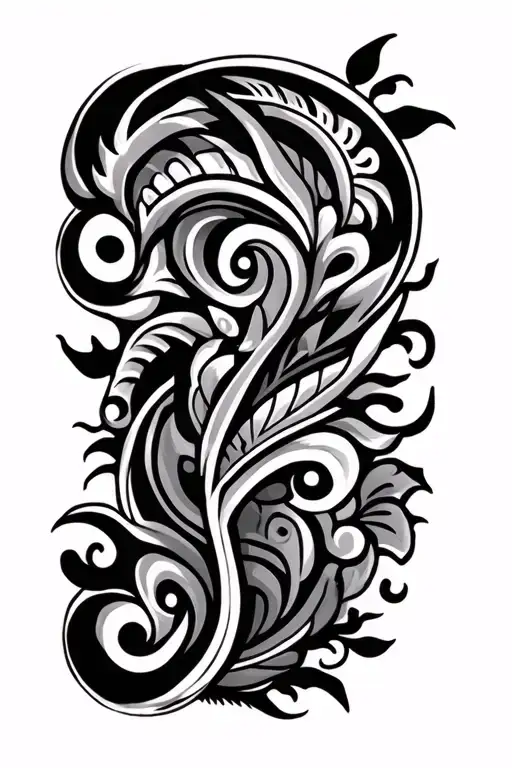 Maori Tattoo Sleeve
