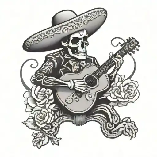 Skeleton Mariachi