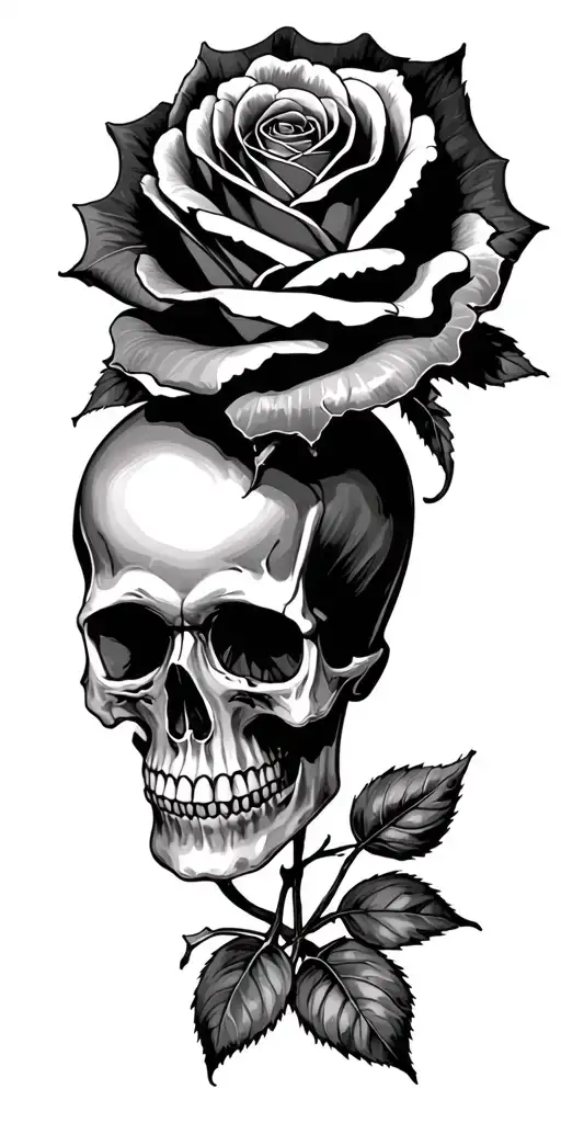 Skull Roses