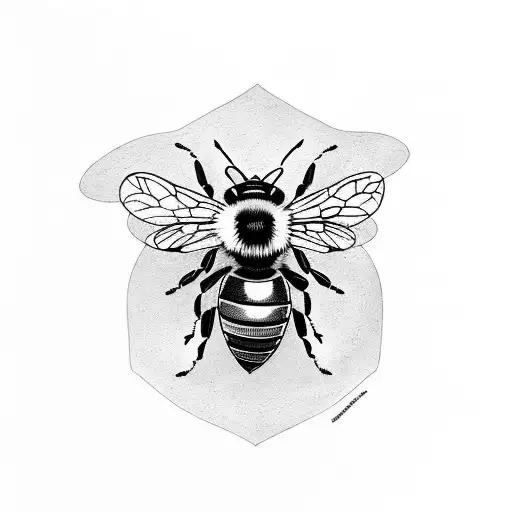 Bee Inside An Uroboros