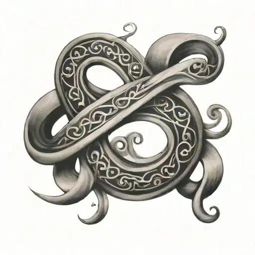 Infinity Symbol With Words No Matter What Underneath