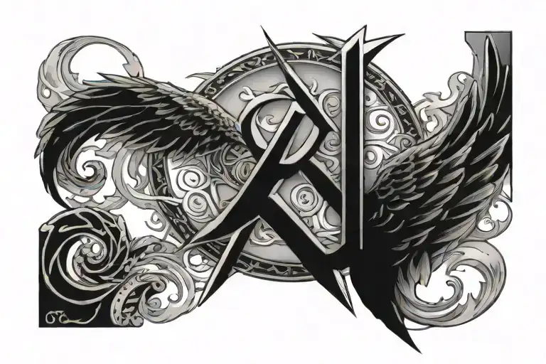 Arcangel Gabriel Protection Rune