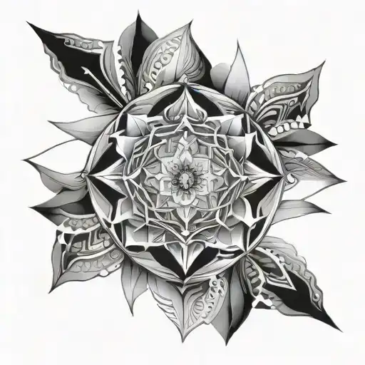 Sri Yanta Mandala Abstract Sacred Geometry Patterns