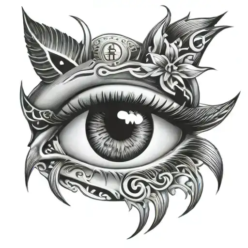 Lakia Name Tattoo Inside A Eye Male Tatto Design