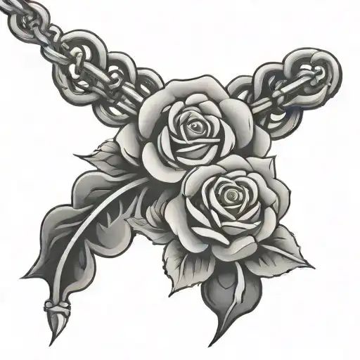 Lock Rose Chain