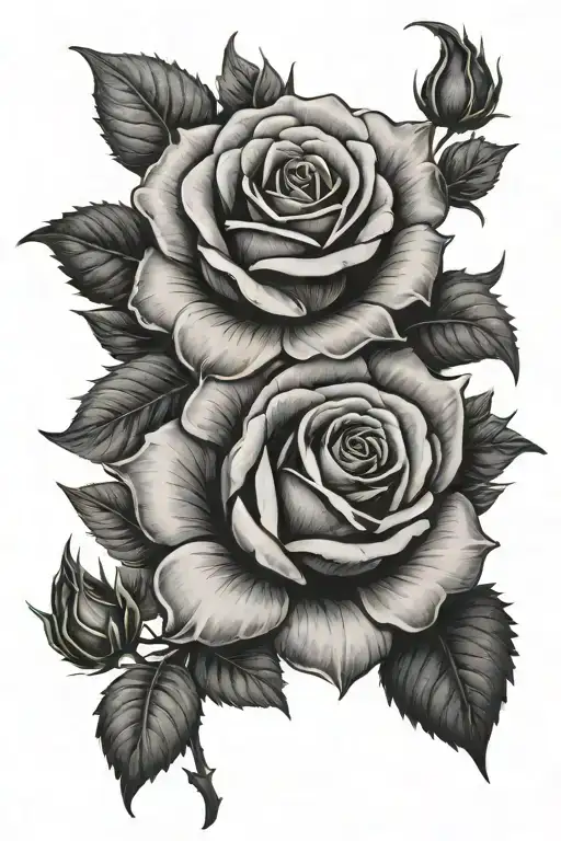 Black Roses Blooming