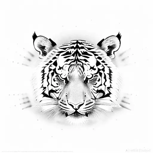 Tiger Mandalas Large