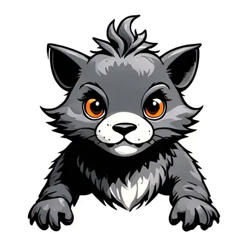 Weird Cartoon Animal Partying