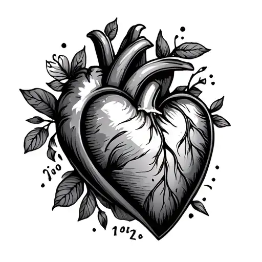 Dad With Heart And Date