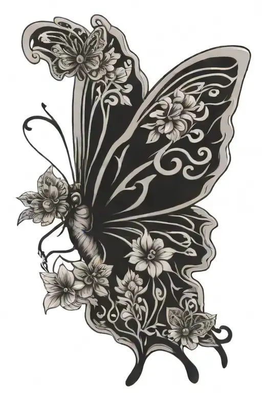 Vegan Buddhist Butterfly