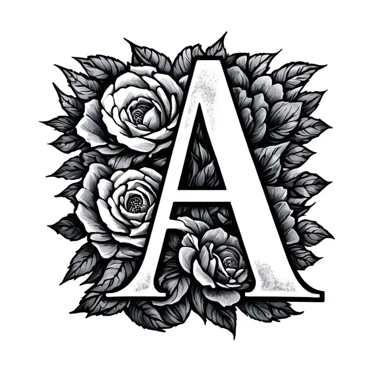 Letter A And Semi Colon