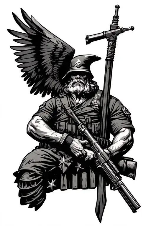 Protector Military Father Patriot