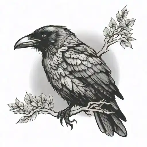 Crow Standing Proudly