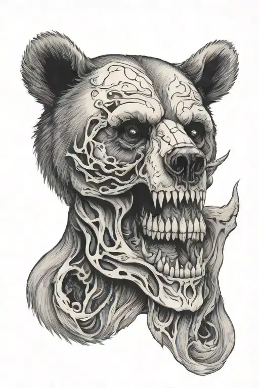 Bear With A Skull