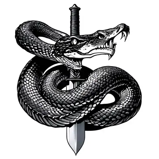 Snake And Sword