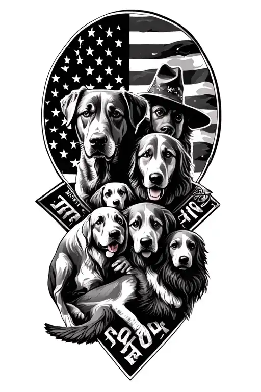 Bowhunting With Patriotism Dogs And Family