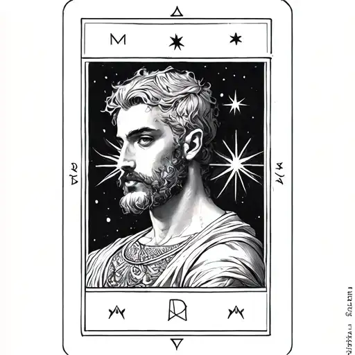 The Star Tarot Attractive Man
