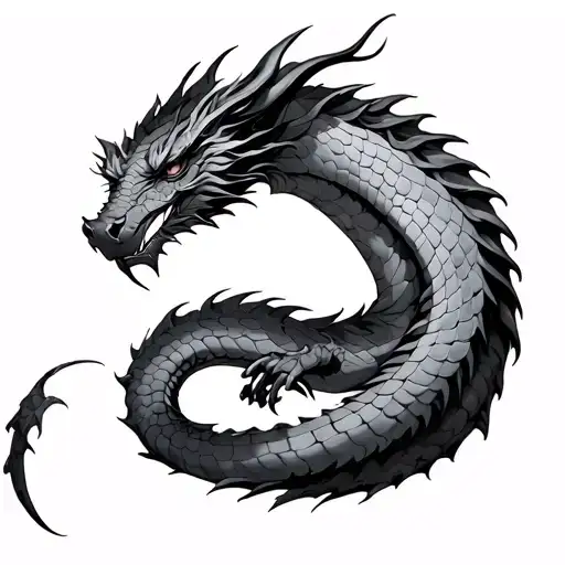 Dragon Coiled