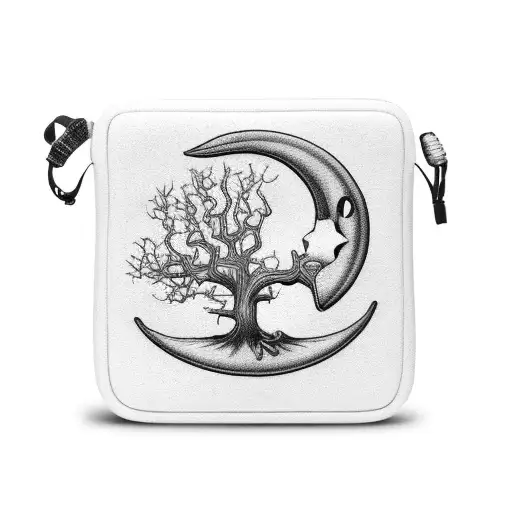 Crescent Moon Oak Tree Saxophone Sleeve