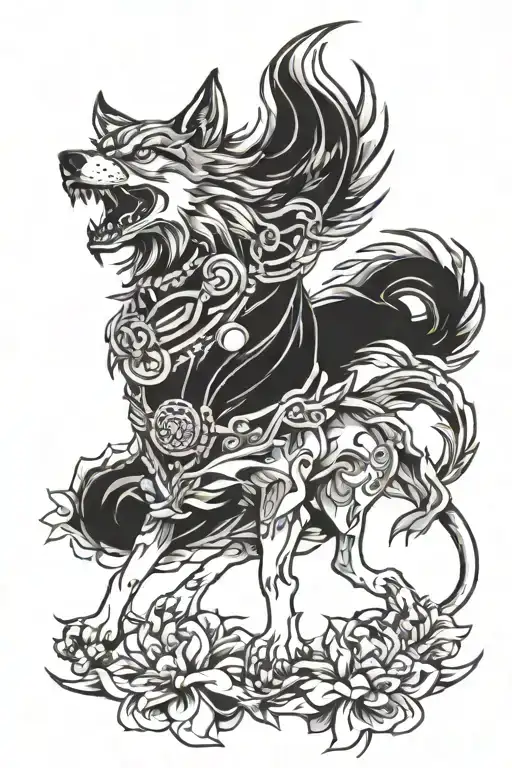Cyberpunk Japanese Traditional Sigma Wolf