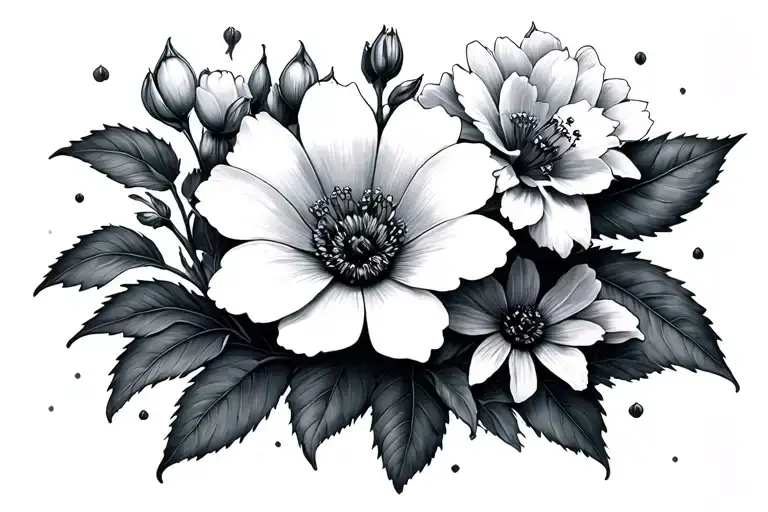 Plant And Flowers Blooming