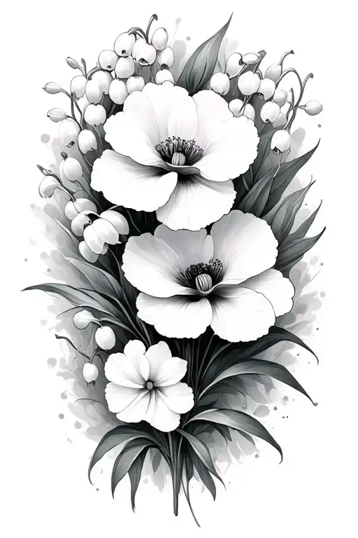 Carnation Lily Of The Valley Poppy Flower Daffodil Flower