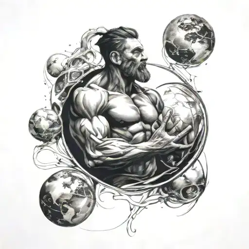 Atlas Carrying Earth