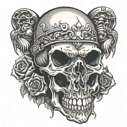 Skull Wearing