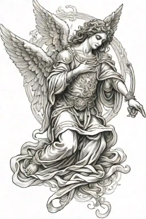 Guardian Angel Kneeling Angel