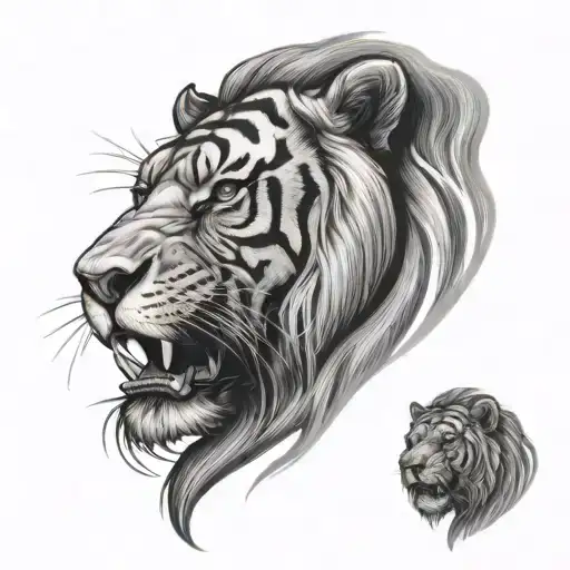 Lion Tiger And Bear Roaring