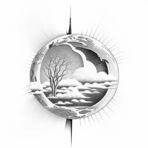 Surreal Landscapes Merging Heaven And Earth