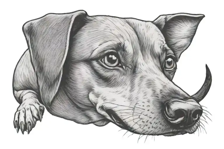 Small Weiner Dog Named Frank