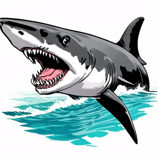 Shark With San Jose California Meaning Tattoo Design