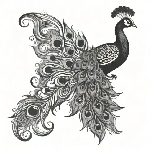 Peacock For Hand