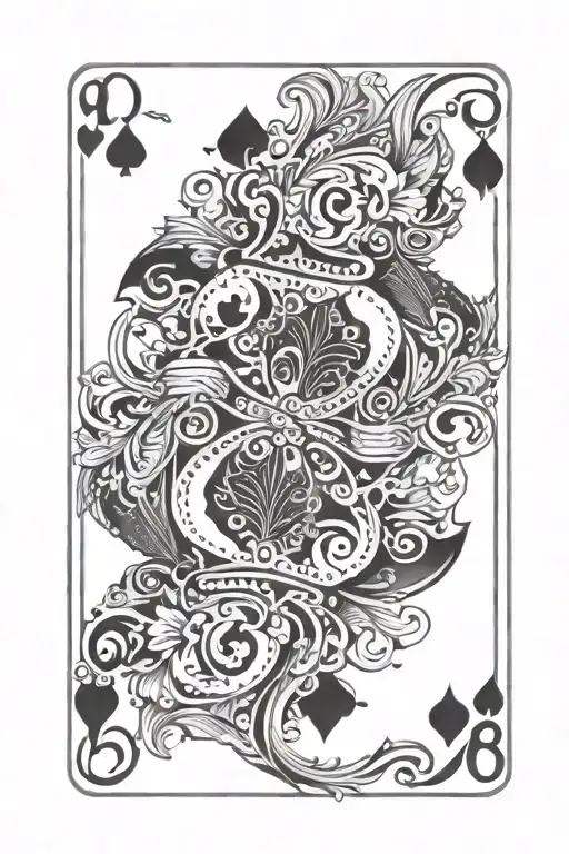 Playing Cards 7 And 8 Spades Playing Card
