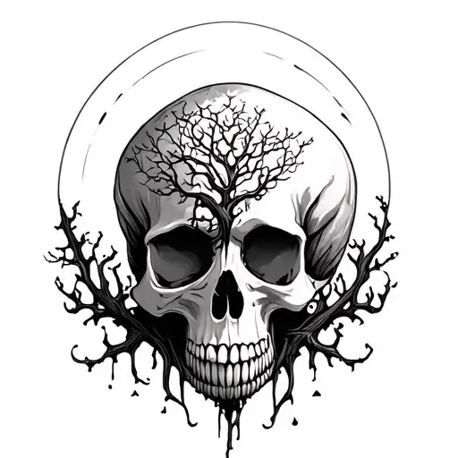 Tree Of Life Skull