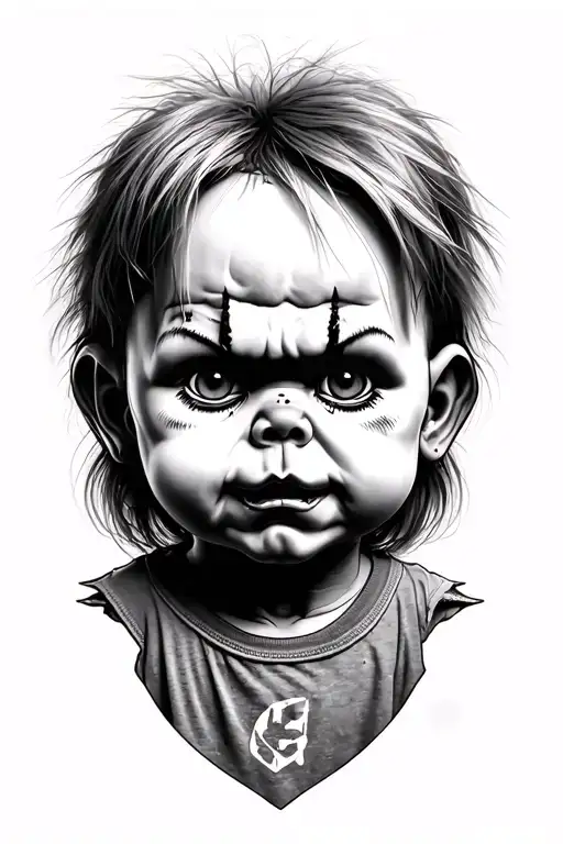 Chucky Doll Portrait