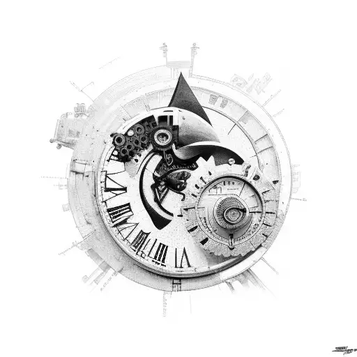 Mechanic Base In The Romen Number Clock