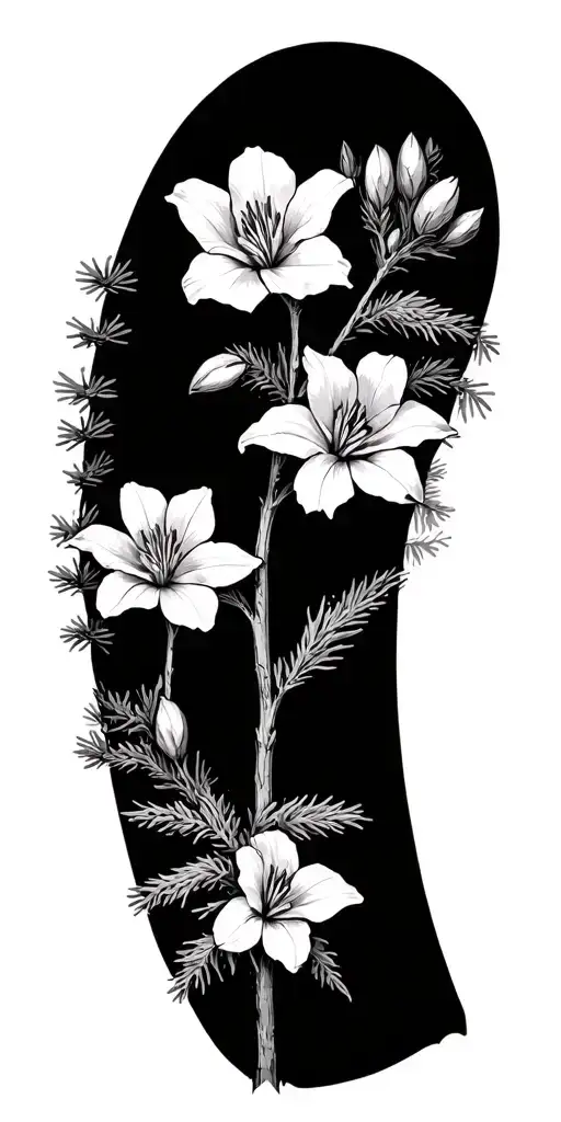 Rocky Mountains Backdrop Colorado Columbine Flowers Pine Trees