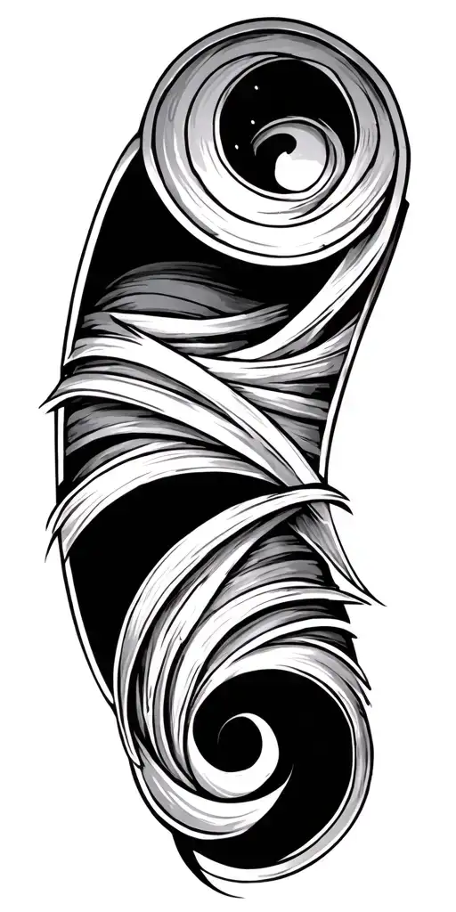 Jedi Scripture Writing Tattoo Design