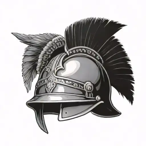 Roman Helmet And Philippines