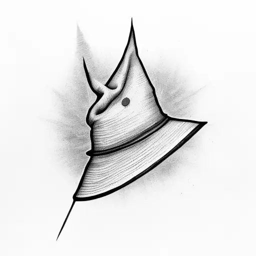 Witch Hat With The Words For Good Underneath