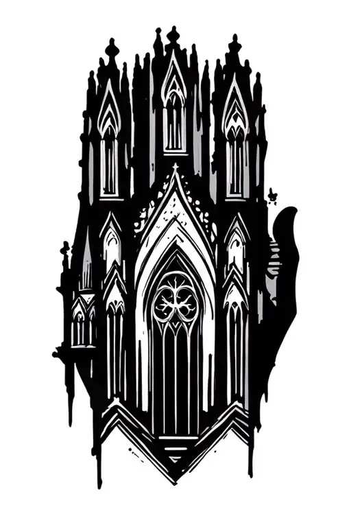Cathedral Silhouette Hand