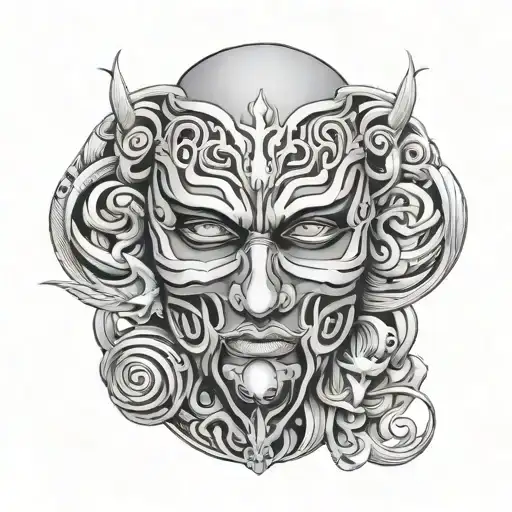 Black And Gray Omni Mask