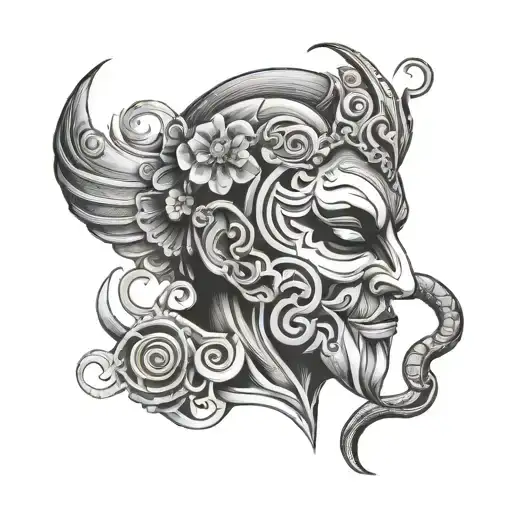 Black And Gray Omni Mask