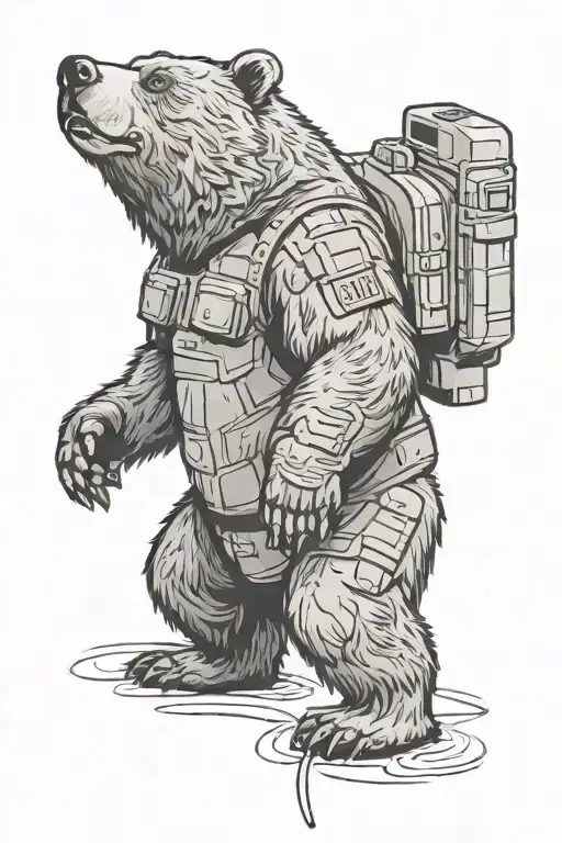 Tactical Bear Standing