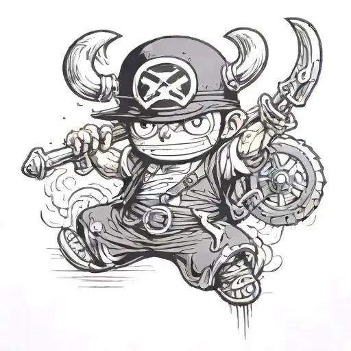 Tony Tony Chopper Dressed Like Zoro