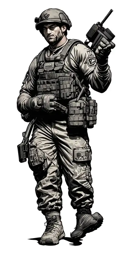 Active Sport Millitary Hard Work