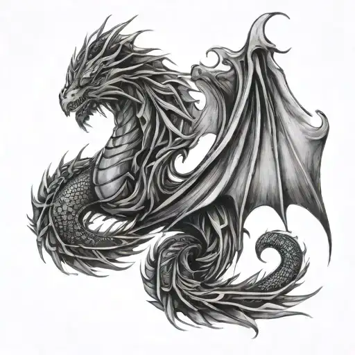 Semicolon Dragon Wings